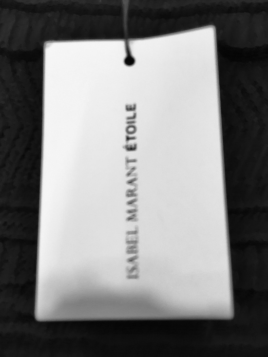 Isabel Marant Estoile Diani Woven Knit Mini Skirt, Black Stretch, EU38/US8 - Picture 3 of 4